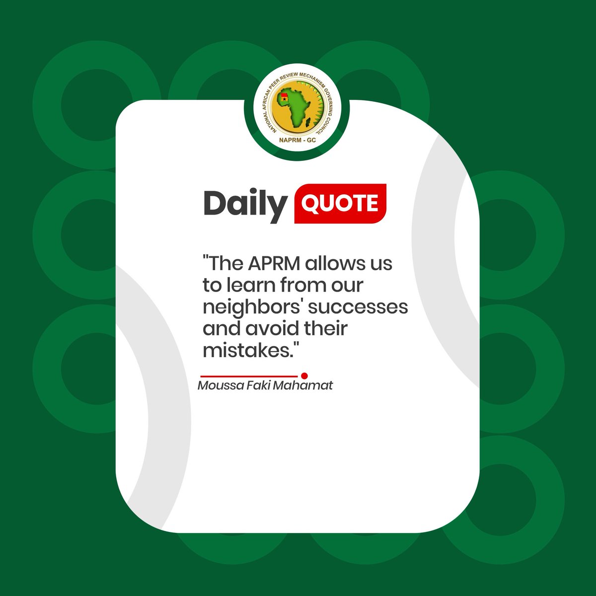 National African Peer Review Mechanism Secretariat tweet media