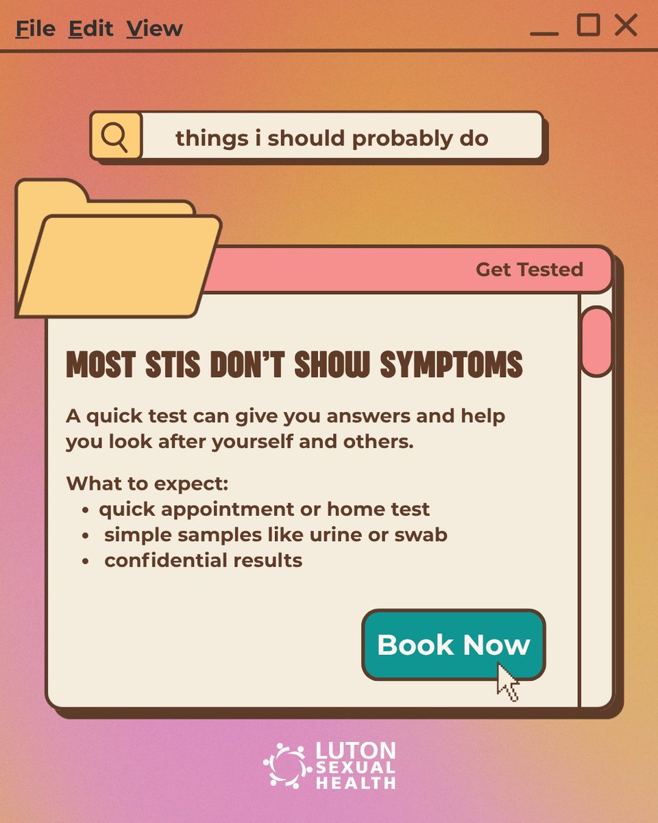 LutonSH's tweet image. We all have that one thing we keep putting off… and somehow it’s always this one 👀

#Luton #SexualHealth #CommunitySupport