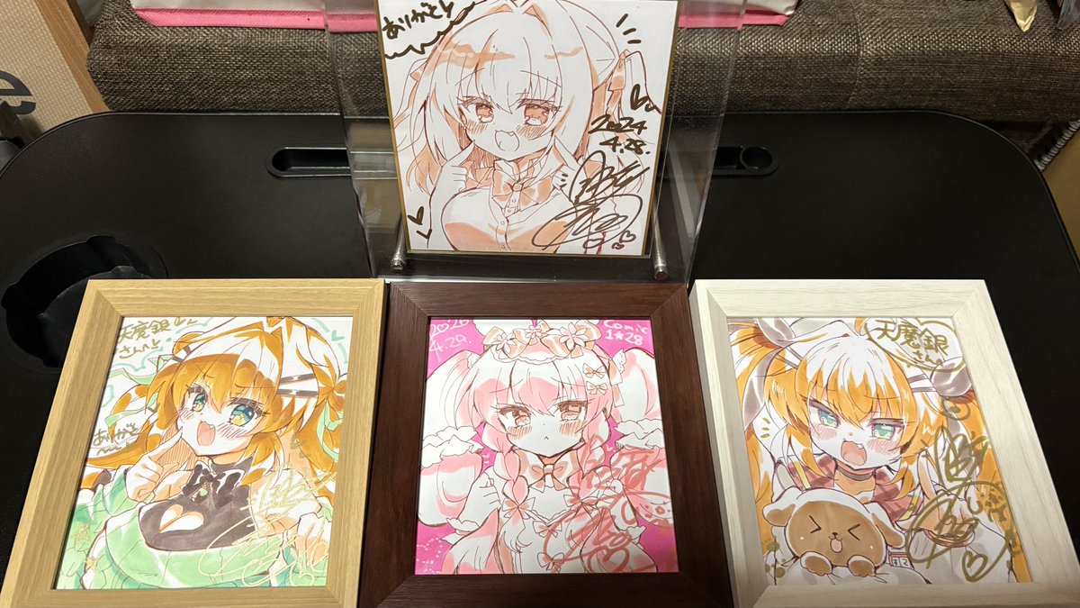 RT @tenmagin: れなちゃん先生の色紙少しずつ増えてきて嬉しい