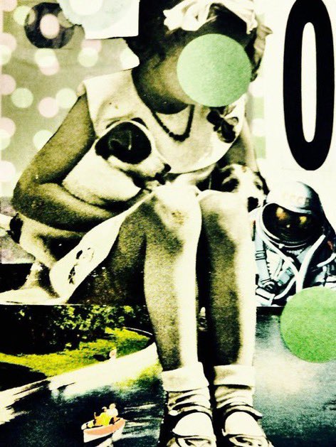 HRMsuzuki's tweet image. […]

Daydream dreams the detachment from reality. Someone’s talking and singing from the drains. 

— «Dissociation» 

・

#ICYMI: I hope you all enjoy my text &amp;amp; 8 collages published in MoonChild Magazine, May 2018.  
Link ⬇️