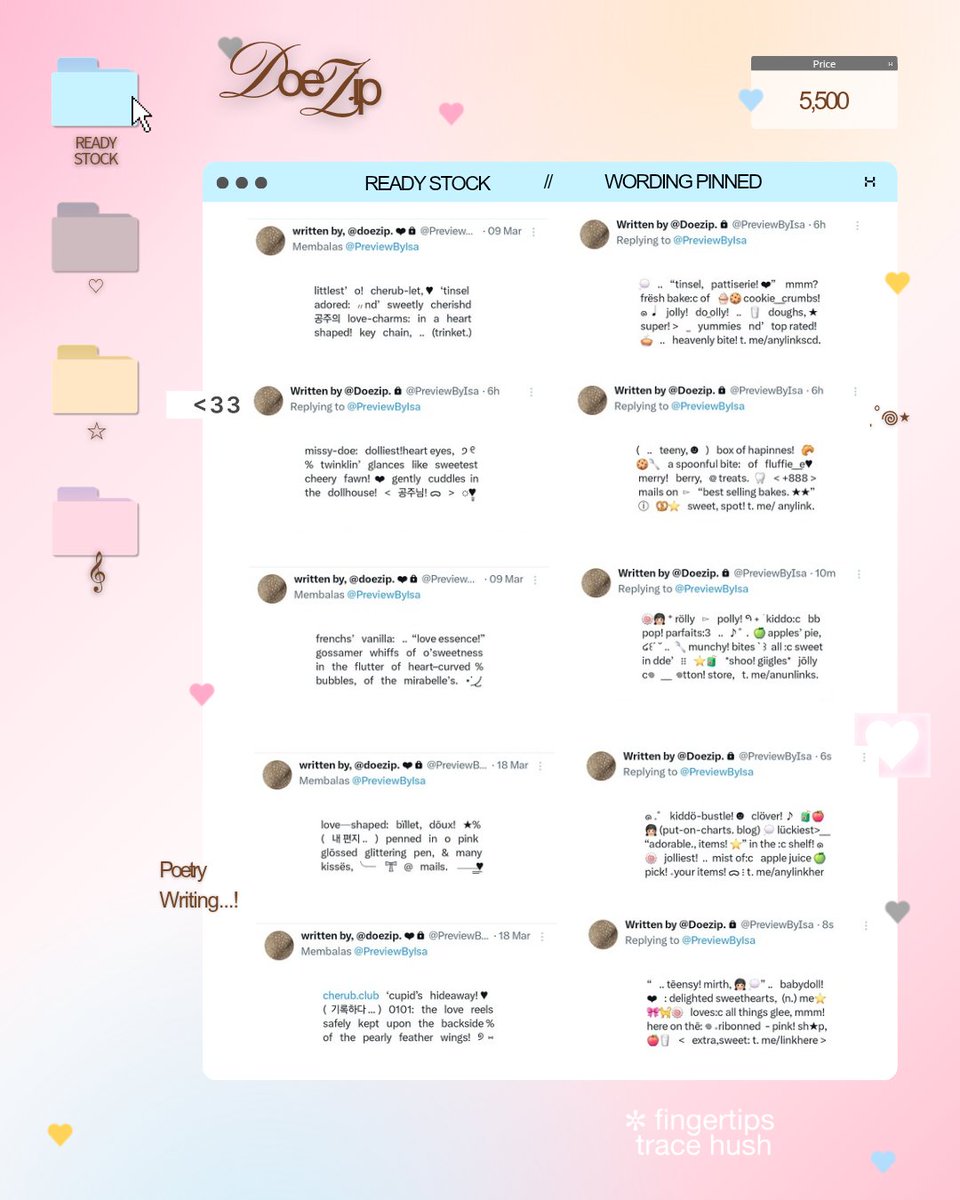 misydoe's tweet photo. ⠀
❤︎, isa have 10 pinned bio wording that you can snatch now as yours! :c available for all accounts types, > ͟ ͟ ͟★ for only idr. 5,500 💭
⠀
⠀#bealanja,
⠀dm, @doezip / https://t.co/gBWLHSoVsI 🦌🍏
⠀ https://t.co/MZDi84cZqd