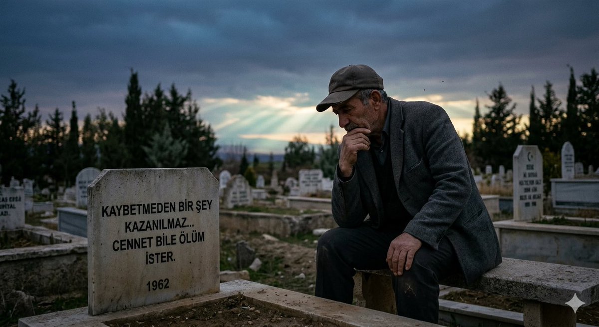 necodayi_'s tweet photo. Kaybetmeden bir şey kazanılmaz.
Cennet bile ölüm ister.
#persembe #büyükbulusma #mezar https://t.co/1QeODGaeLR