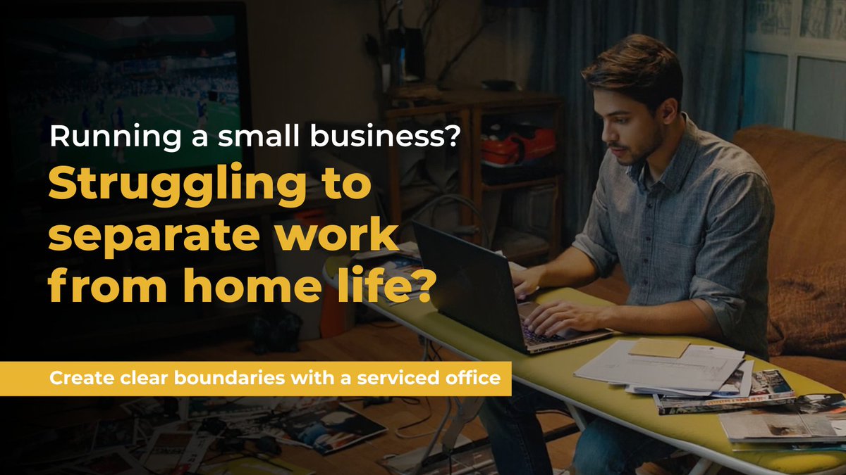 HalcyonOffices's tweet image. Running a small business often means your work and home life start to blur together and that lack of separation can make it hard to truly switch off.

A serviced office helps you draw a clear line between the two.

#smallbusiness #servicedoffices #worklifebalance #workingfromhome