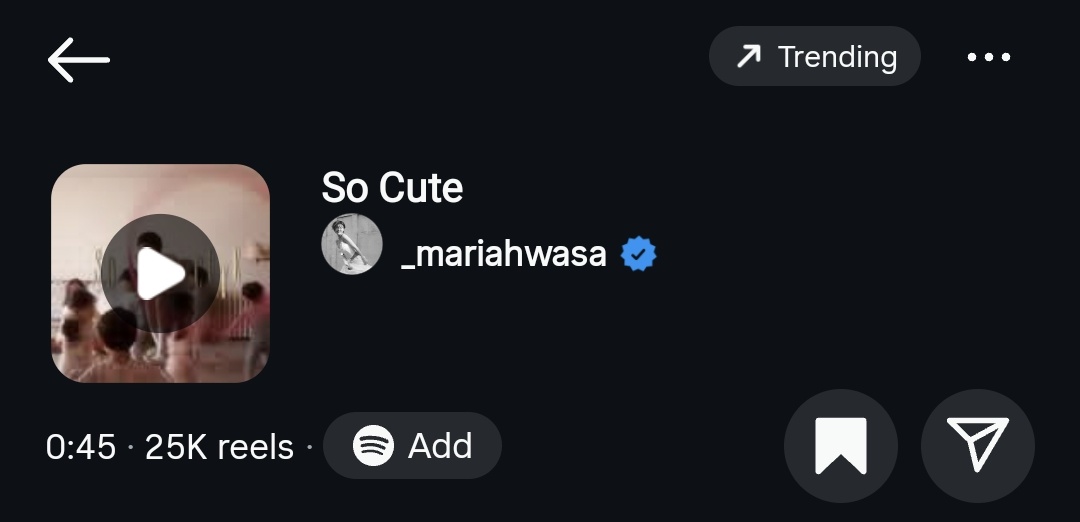 'So Cute' has surpassed 25k Reels on Instagram and is currently a Trending sound on the platform! 🌼

#SoCute
#화사 #HWASA
