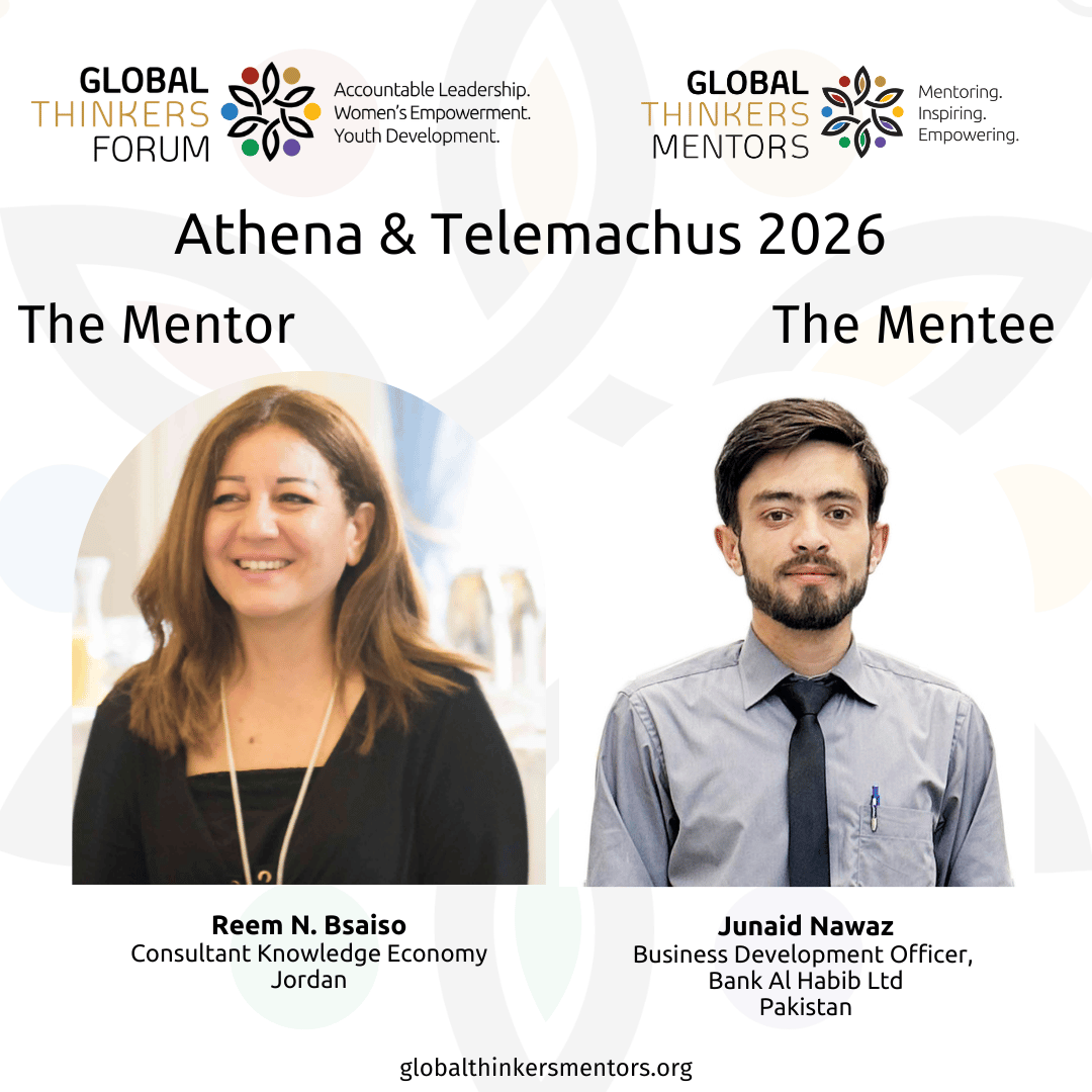 GTFMentoring's tweet photo. We are excited to have Junaid Nawaz from #Pakistan among our 2026 #mentees! He is a computer engineer focused on #youth #empowerment & aspiring to an MSc in Cybersecurity. His #mentor is @ReemBsaiso, senior consultant in knowledge-based #economy & human capital policy. #GTF #sdgs https://t.co/fFB6KeQh3j