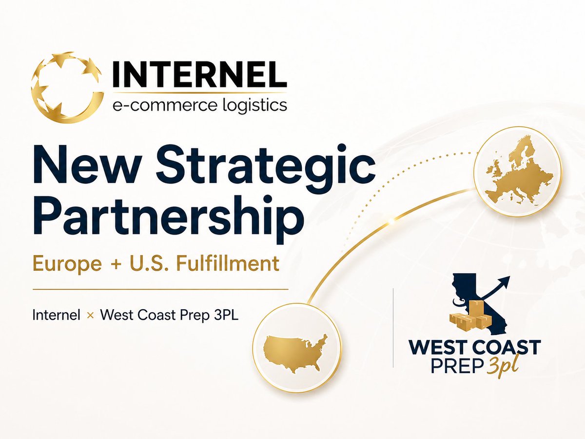 efulfillmentEU's tweet photo. INTERNEL and West Coast Prep 3PL have started a new fulfillment partnership to help e-commerce brands plan operations between Europe and the U.S. with local support on both sides. More in the article in the comment. 
#3PLPoland #efulfilmentEurope #shopify #amazon 
@WestCoast3PL https://t.co/6VJBzezDLs