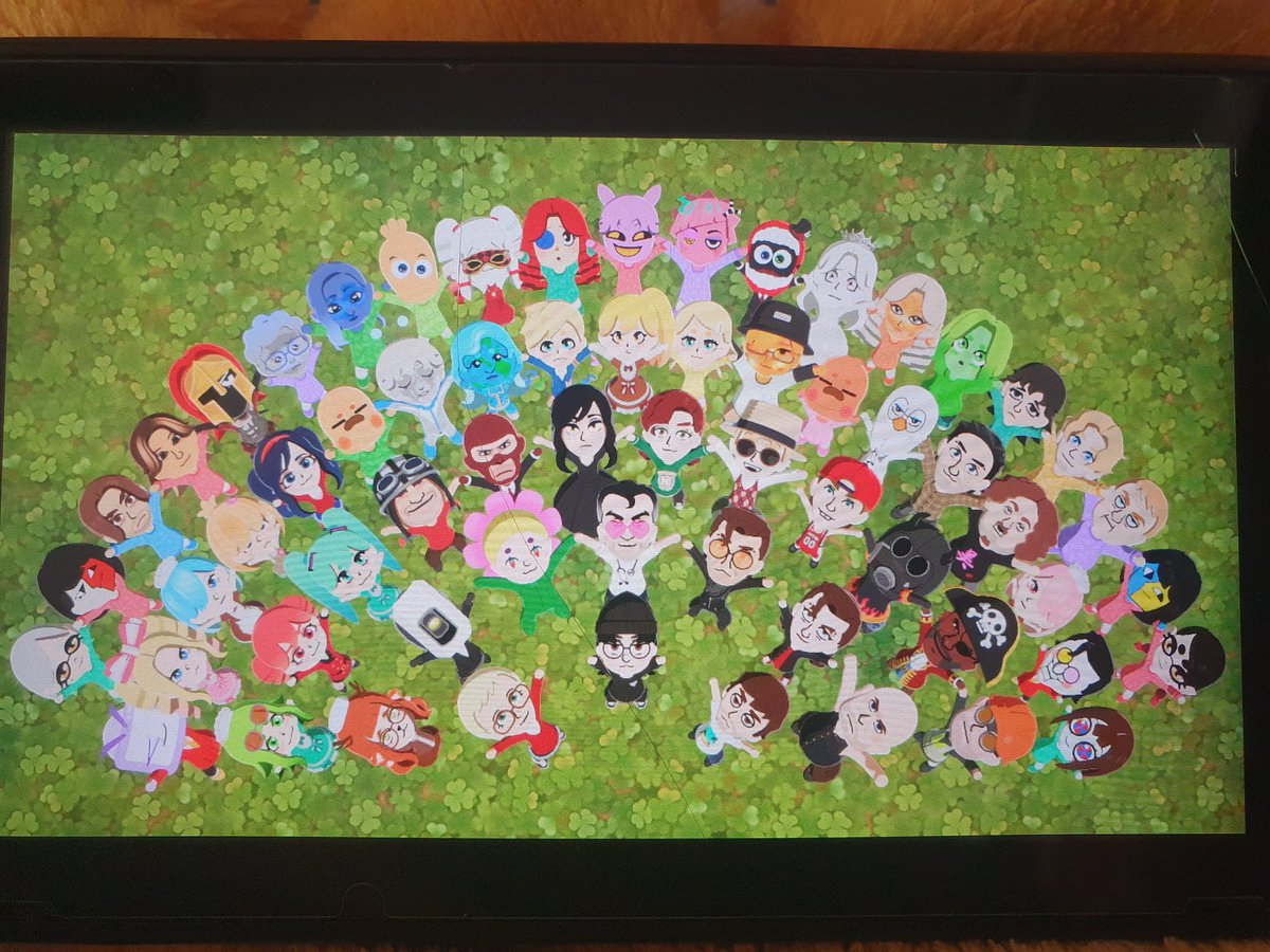 My miis so far, I'm almost maxed out but got a few more to make😌