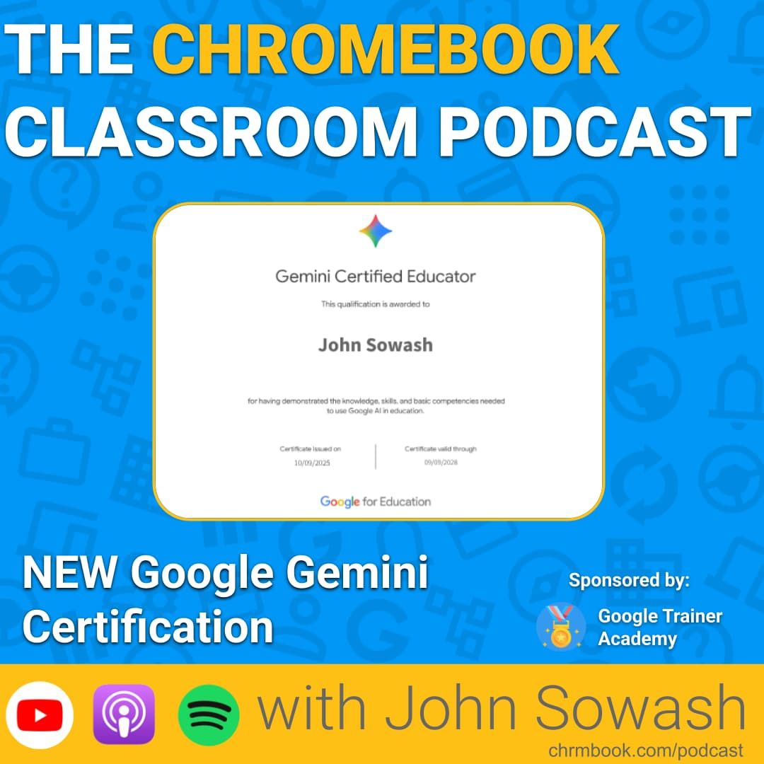jrsowash's tweet photo. Ready to become a Gemini pro? 🎓 Google just launched a NEW Gemini Certified Educator certification, and it's FREE for a limited time! Get all the details and a free study guide in my latest podcast episode.

🎧 https://t.co/Ja4zQBrboJ

#GoogleEDU #edTech #AIinEducation https://t.co/rGZxF6R5yI