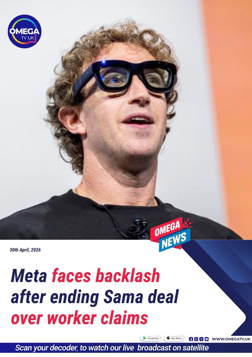 Meta Platforms ends contract with Sama after allegations from Kenya-based workers over AI training content.

Regulators now reviewing concerns over privacy and working conditions.

#Meta #AI #TechNews #DataPrivacy

omegatv.uk/meta-faces-scr…