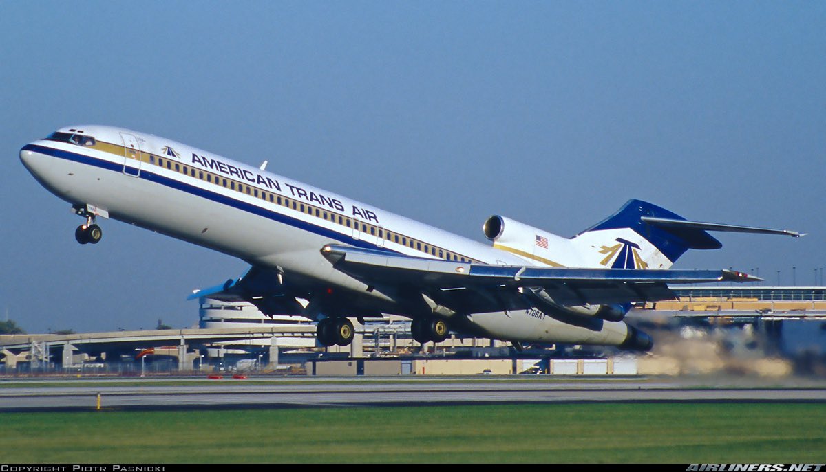 n194at's tweet image. American Trans Air (ATA Airlines)
Boeing 727-227 N766AT
MDW/KMDW Chicago Midway Airport
September 1998
Photo credit Piotr Pasnicki 
Flew on her IND-ACA-ZIH-IND 10/25/98
#AvGeek #Aviation #Airline #AvGeeks #Boeing #B727 #ATA #AmericanTransAir #MDW #Chicago @fly2midway 🇺🇸