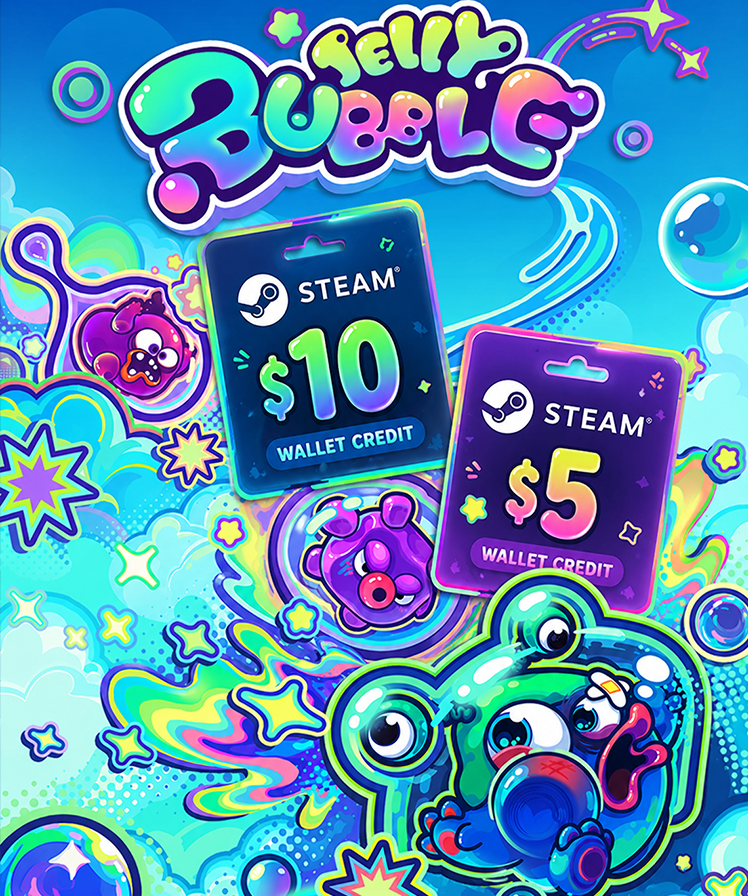 BingoBell_Game's tweet image. Demo is live — let’s celebrate with a #giveaway 🎉

Enter
❤️ Like + 🔁 Repost + ➡️ Follow me 
📸 Wishlist Jelly Bubble on Steam or drop a in-game screenshot = $10 tier
🎁 3 winners for Steam Gift Card : 1× $10 / 2× $5

📅 End on May 5
Good luck!
#indiegame #raffle #jellybubble