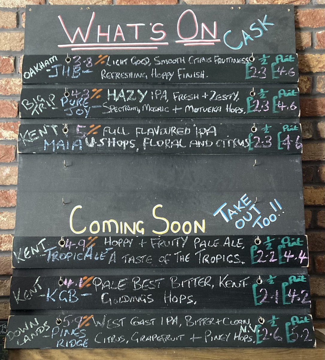 firkinalehouse's tweet image. Thursday’s Starting Lineup 
Pub Open 12-8
Takeaways Always Available 
#thefirkin #folkestone #supportlocal #caskale #craftbeer #craftnotcrap #takeaway #cheese