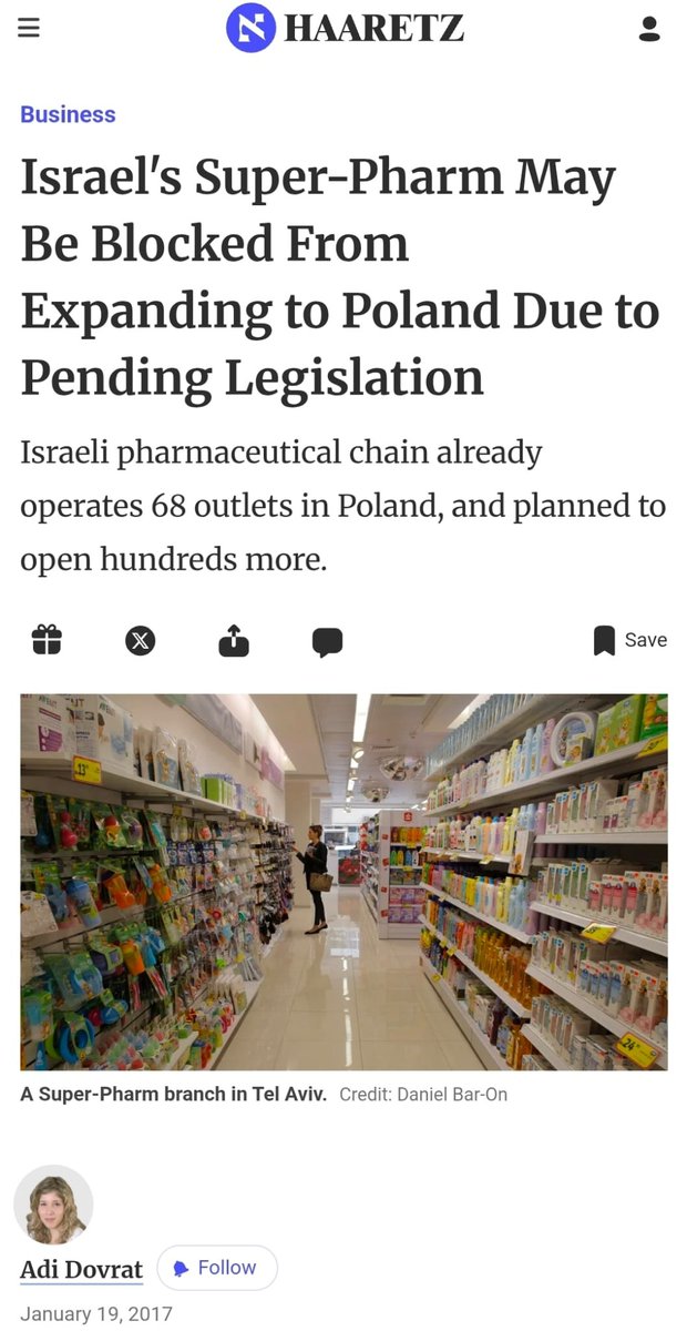 Lucas_pharmacy's tweet photo. Jaki jest cel tego, że Prezes Pomorsko-Kujawskiej Izby Aptekarskiej w Bydgoszczy (organ samorządu zawodowego farmaceutów) i członek @NaczelnaA posługiwał się tak wybiórczą narracją? 🤔

Marcinie @marcin_p_piatek - piszesz, że nie można podchodzić wybiórczo do podatków, po czym sam robisz dokładnie to samo. Wskazujesz kilka anonimowych przykładów firm, które w jednym roku miały 0 zł CIT - 🍒klasyczny cherry picking
i pomijasz dane, które nie pasują do tezy.

Skoro „warto zapytać o podatki sieci aptecznych”, to odpowiadam: dla przykładu Gemini regularnie płaci CIT do budżetu państwa. W samym 2025 r. było to ponad 29 mln zł CIT, a łącznie ponad 243 mln zł podatków i składek. O tym już nie napisałeś 📊 (zestawienie w załączeniu - źródło raport ESG 2025)
https://t.co/4oQW0NljLL

⏳ Do tego powołujesz się na tekst Haaretz sprzed prawie 10 lat — i co kluczowe: sprzed wejścia w życie #AdA (screen również w poście). Ten tekst się sprawdził - zamiast mieć "hundreds more" aptek to mamy "thousands less"📉 - do tego wielu inwestorów wycofało się z tego rynku...

A skoro mówimy o „patriotyzmie gospodarczym” 🇵🇱, to zapytajmy też uczciwie: czy regulacje pro-AdA, które wzmacniają największą hurtownię farmaceutyczną z ok. 30% rynku i ok. 40% rynku aptek indywidualnych, a jednocześnie promują możliwość sprzedaży do zagranicznego koncernu, naprawdę są patriotyzmem gospodarczym? 

🖊️Kilka podpisów u notariusza i 30% polskiego rynku dystrybucji leków może trafić do obcego kapitału - czy @NaczelnaA popiera taki obrót spraw? A jeśli nie to co robi przeciw temu?

‼️Wielu farmaceutów głośno mówi, że AdA z limitem 4 aptek na podmiot zablokowała rozwój setek polskich, średnich firm posiadających >=4 apteki. Także spółek i firm farmaceutów. Czemu @NaczelnaA nie słyszy tego głosu?

📉#AdA nie tylko nie wzmocniła polskiej przedsiębiorczości - ona wielu polskim firmom zamknęła drogę rozwoju i przyczyniła się do spadku zatrudnienia w aptekach - czy @NaczelnaA jest z tego dumna?

🔚Na koniec posłużę się analogią z polskiej historii - LIBERUM VETO.
Wśród szlachty i magnaterii XVI i XVII wieku nie brakowało ludzi, którzy pod hasłem obrony „ładu”, „tradycji” i „polskiego interesu” bronili w rzeczywistości regulacji korzystnych dla wąskiej grupy. Tak było z obroną liberum veto i "złotej wolności szlacheckiej". Miało to chronić Rzeczpospolitą, a skończyło się paraliżem państwa i jego upadkiem. 

Dlatego zawsze warto pytać: czy dana regulacja naprawdę wzmacnia kraj, czy tylko konserwuje interes jednej grupy kosztem całej gospodarki?

@donaldtusk
@MZ_GOV_PL 
@Domanski_Andrz 
@KosiniakKamysz
@wlodekczarzasty
@adamSzlapka
@MaciejBerek
@MorawieckiM
@OficjalnyJK
@NPietrykowski50 
@meysztowicz 
@MPoluboczek 
@JoannaWicha
@ZanetaSliwowska
@WioletaTomczak 
@BodnarIzabela
@Paslawska
@bozenalisowska
@M_Jozefaciuk 
@jciesz
@mmzawisza
@ZandbergRAZEM 
@PracodawcyRP 
@RBrzoska