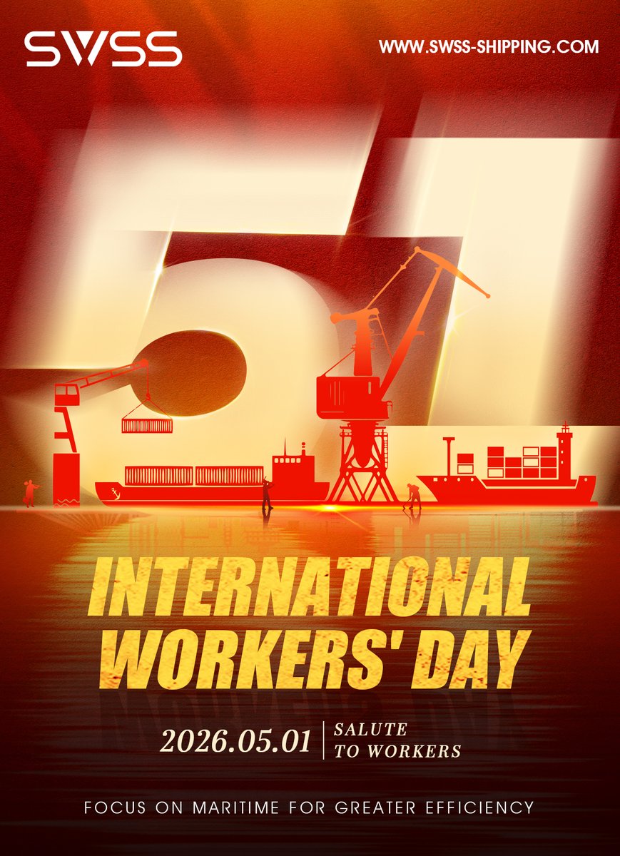 shanghai_c84207's tweet image. Behind every smooth operation at sea is professionalism and responsibility.
SWSS salutes every worker!
#maritime #happychinesenewyear #holidayseason #celebrations #shipping #maritimeservices #logistics #workersday