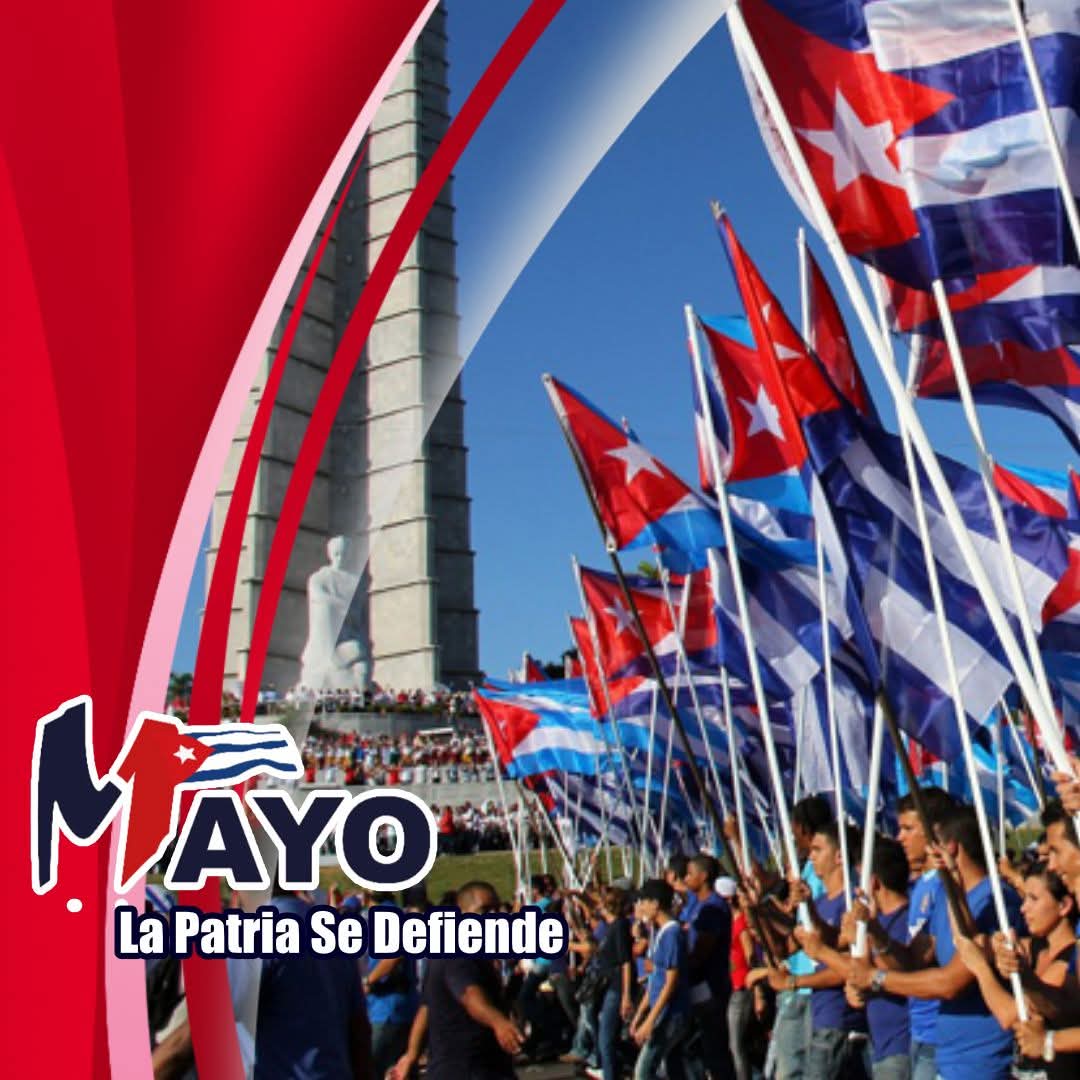 Los espero mañana mi gente. Unidos en defensa de la #Patria.  #1roDeMayoEnCuba
