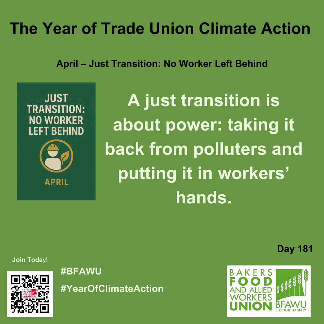 BFAWU Green tweet media