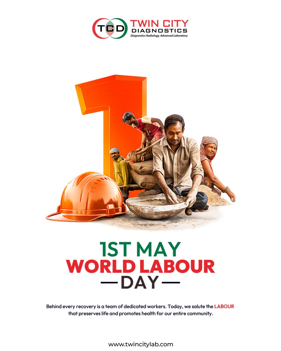 TCDRwp's tweet photo. To every worker making wellness possible every day
Behind every recovery is a team of dedicated workers 

#LabourDay #HappyLabourDay #WorkersDay #HardWorkPaysOff #TwinCityDiagnostics #HealthcareHeroes #MedicalProfessionals #DiagnosticCenter #HealthcareIndustry #WorkforcePower https://t.co/9i5KcIV1fY