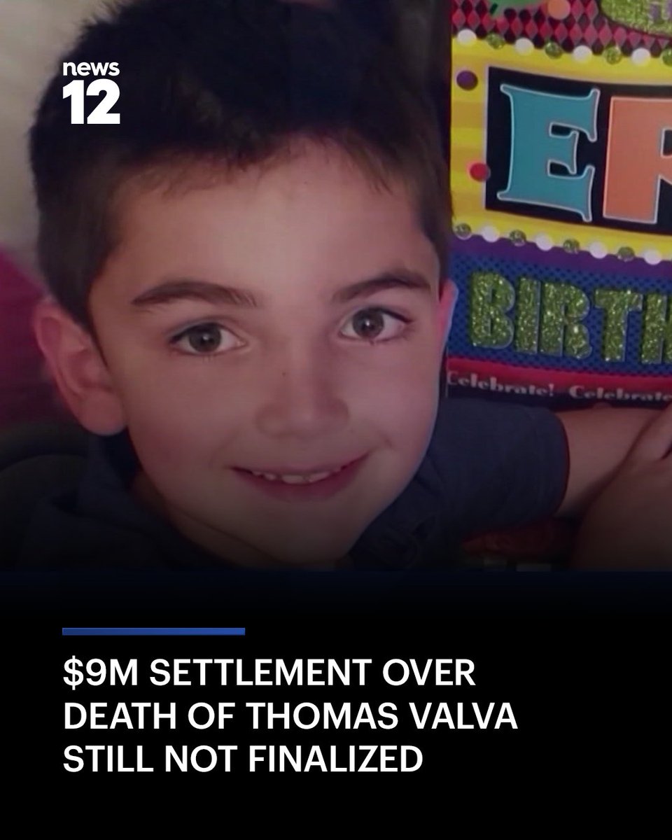 News12LI's tweet image. SETTLEMENT STALLED: The settlement between the mother of Thomas Valva and Suffolk County has still not been finalized six years after he was killed. 

bit.ly/4unGwqP

#News12LI #Crime #CenterMoriches