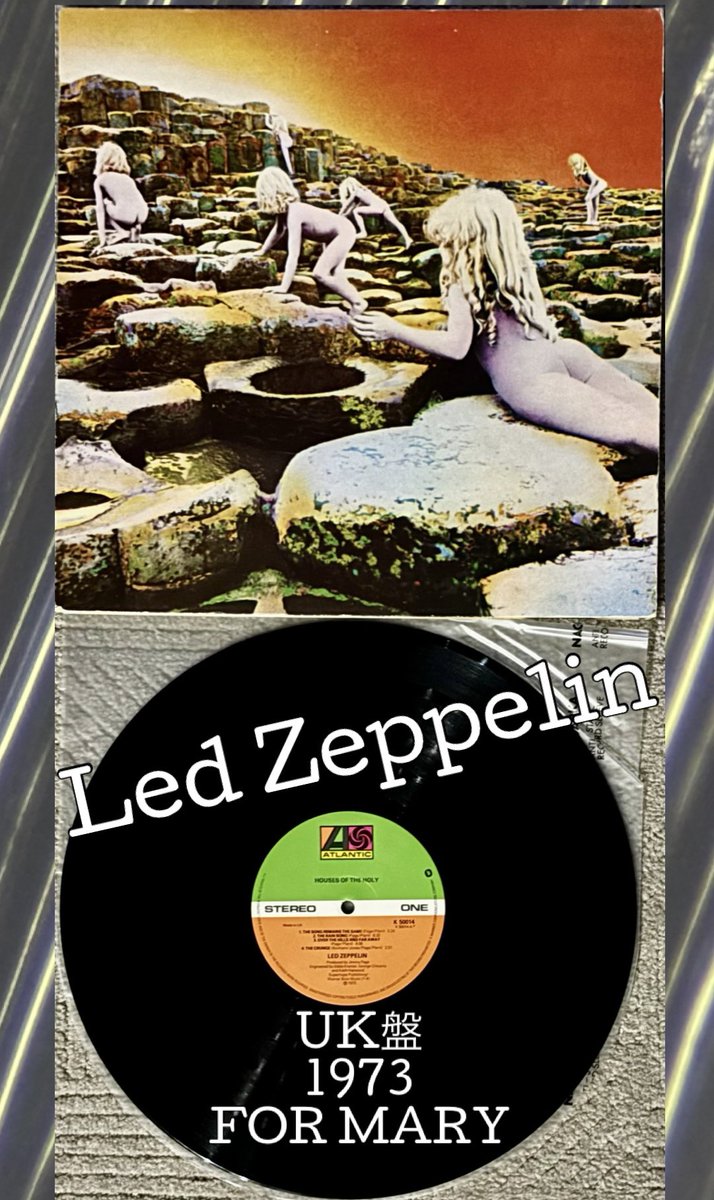 NISHIta1170104's tweet image. 🙇‍♂️
本日の締めは
Led Zeppelin『Houses Of The Holy』UK盤1973年FOR MARY、PECKO
自分は😊このUK盤の音が1番好きなんです👍George Peckham 👌
少し大き目の音量で聴くのが最高‼️
ボーナムのバスドラがズンズン来ます❗️😊🥁

#analog #rock #jazz #レコード #オーディオ #audio
#vinyl