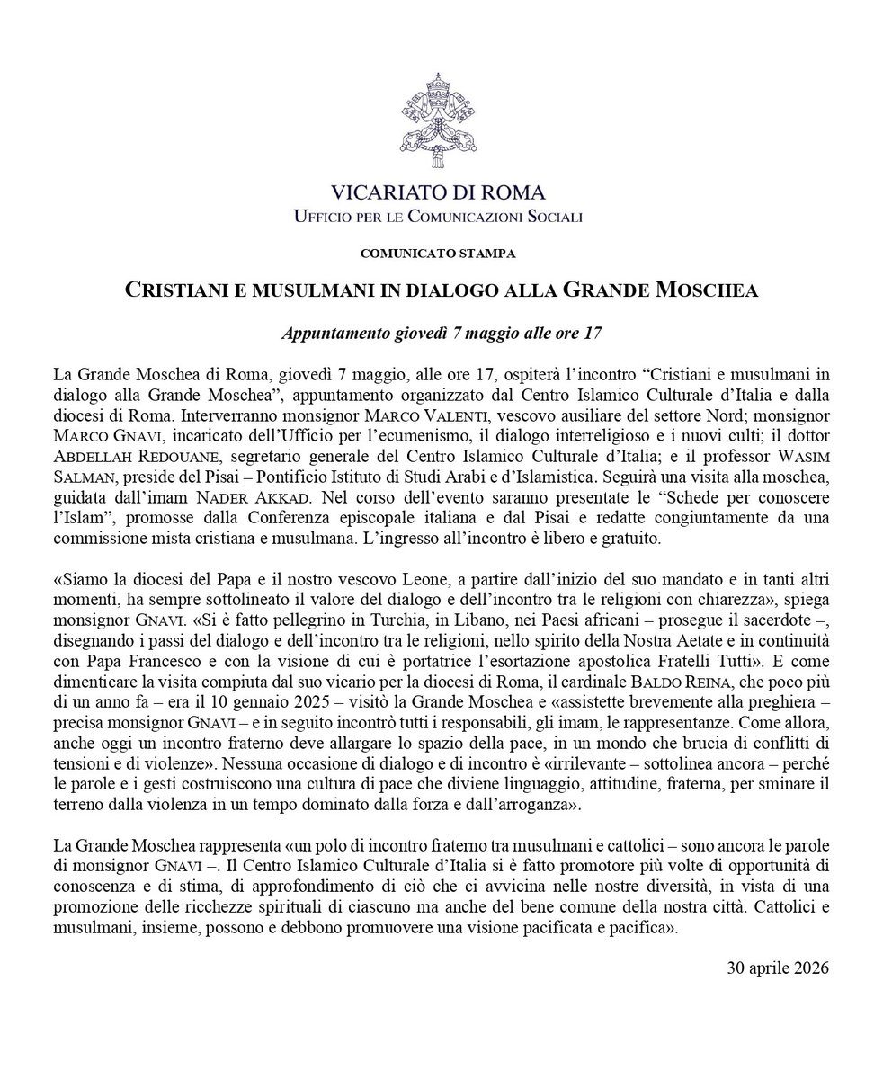 Diocesi di Roma tweet media