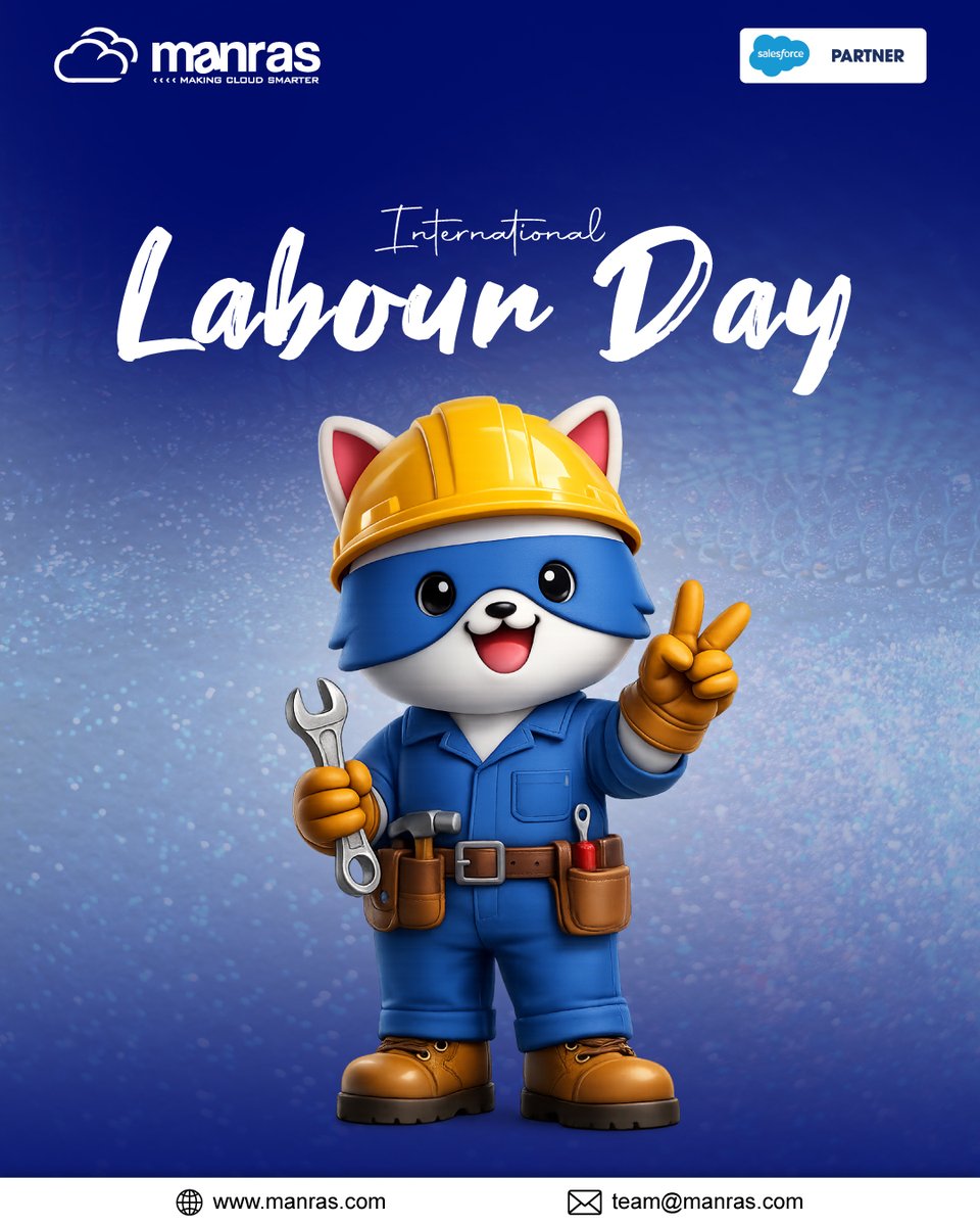 TeamManras's tweet photo. Celebrating the dedication, resilience, and hard work that drives progress every day.

Here’s to the people who build, create, and keep everything moving forward.

#ManrasTechnologies #InternationalLabourDay #SalesforceExperts #LabourDay #Workforce https://t.co/sbaVsFQKFT