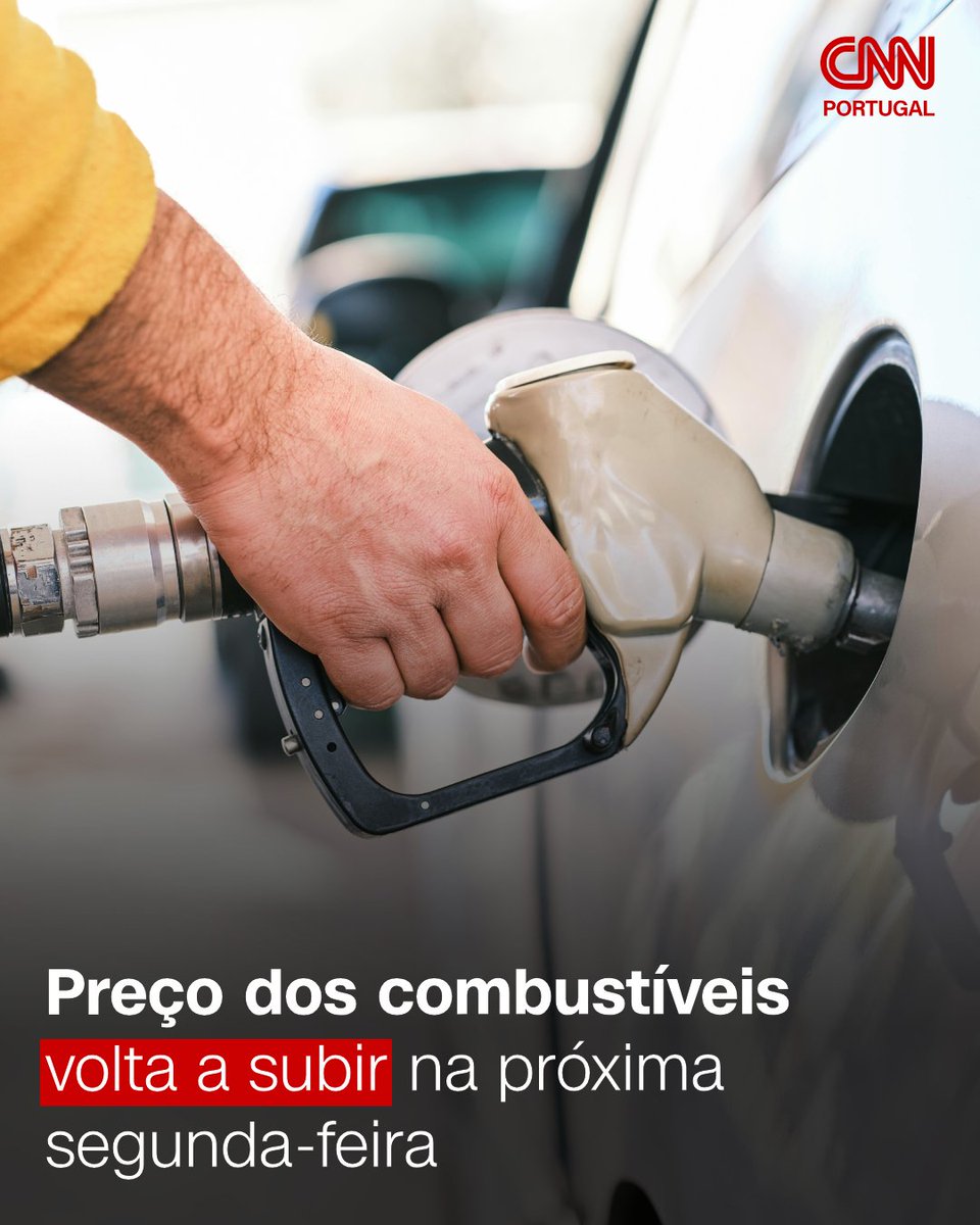 cnnportugal's tweet photo. O preço do gasóleo vai subir 9,5 cêntimos a partir da próxima segunda-feira, enquanto o da gasolina vai subir 6 cêntimos, de acordo com o Automóvel Club de Portugal (ACP).
#precos #combustiveis #gasoleo #gasolina #precosprximasemana https://t.co/tWh1YiYXP1