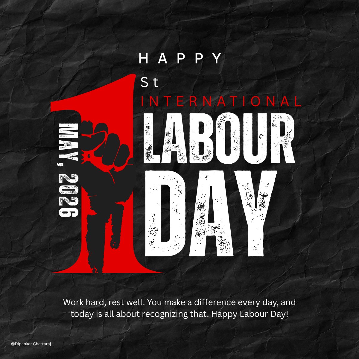dipankar_cx's tweet image. Work hard, rest well. 🛠️
Today honours the grit and spirit that keeps the world moving. From physical structures to digital dreams, every achievement is powered by the dedication of the workforce. ✊
#InternationalLabourDay #MayDay2026 #WorkLifeBalance #GritAndSpiri #Progress