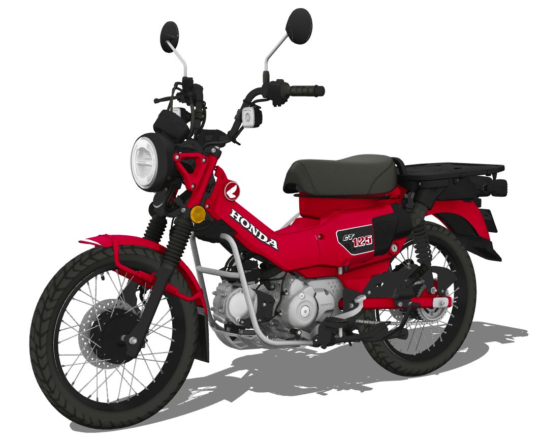 clipstudiopaint's tweet image. The free 3D material giveaway kicks off now! 🏍️
Works with #clipstudio Ver. 4.2 and earlier! 🎵
New versions of the previously released Honda models,

"CT125 Hunter Cub" and "CB1000F,"
are now available and compatible with previous versions! ✨
Choose one of three colors for each