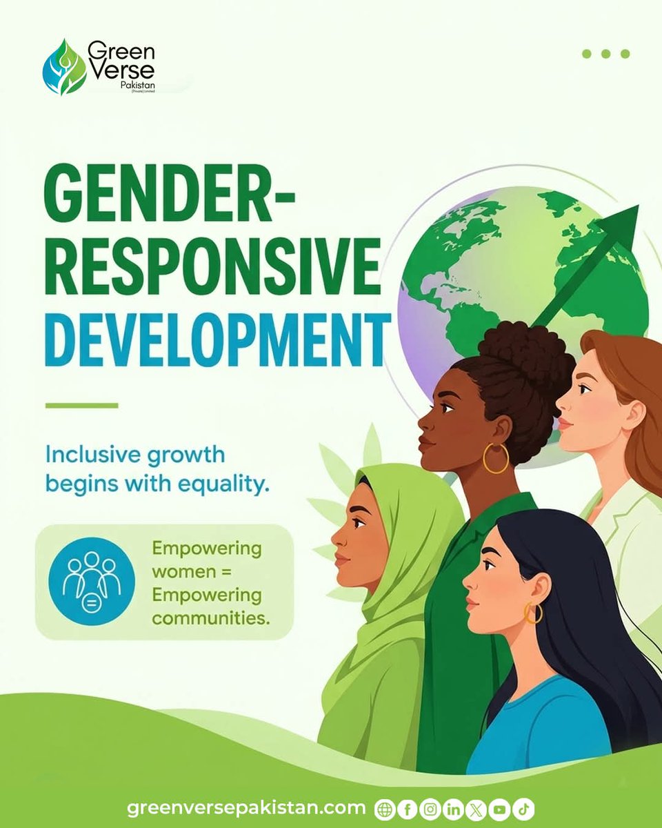 greenversepak's tweet image. Equality isn’t just a conversation—it’s a commitment.

🌐greenversepakistan.com

#GenderEquality #InclusiveGrowth #WomenEmpowerment #EqualOpportunities #SustainableDevelopment #WomenInLeadership #EqualityForAll #SocialImpact #EmpowerWomen #CommunityDevelopment