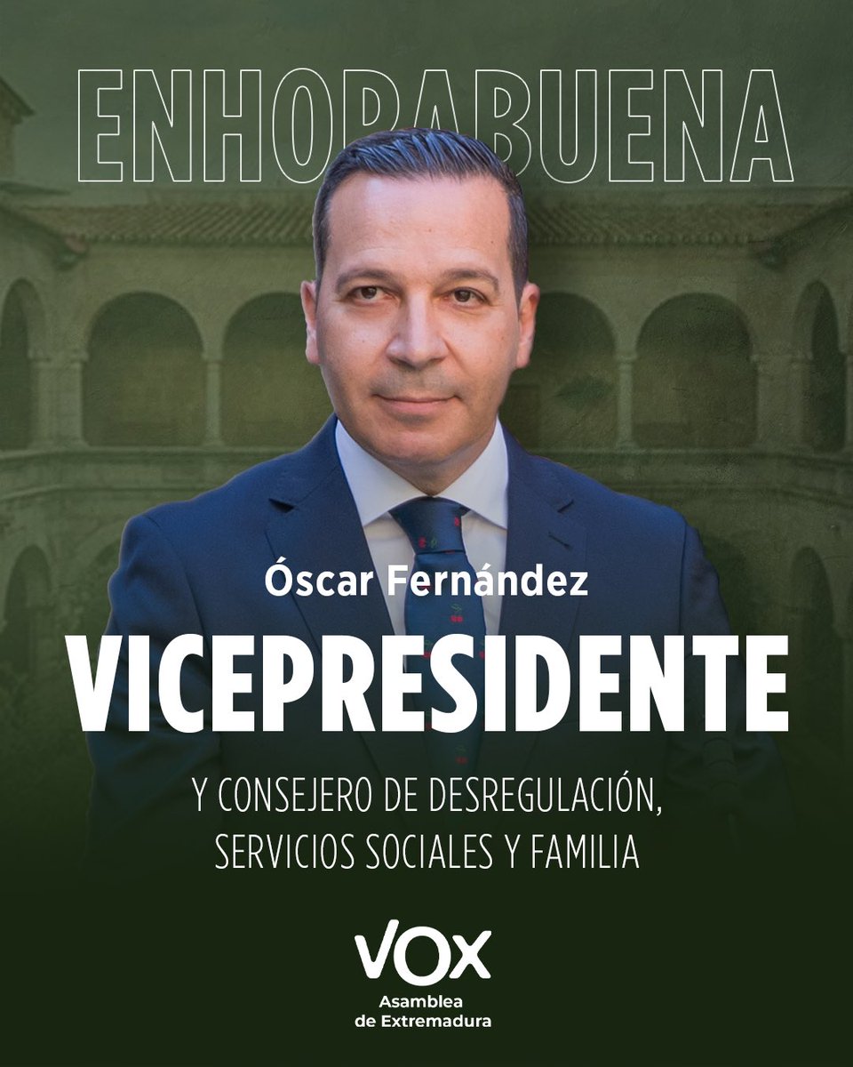 VOX Extremadura tweet media