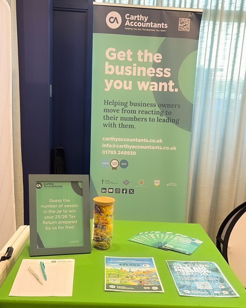 carthyaccounts's tweet image. Today we are at the Brewers Trade Show in Shrewsbury. Come and say hello and have a go at winning your 25/26 tax return prepared for free!

Adam and Zoe are ready to help you get the business you want!

Shrewsbury Town Football Club, 12-6pm.

#brewers #businesssuccess