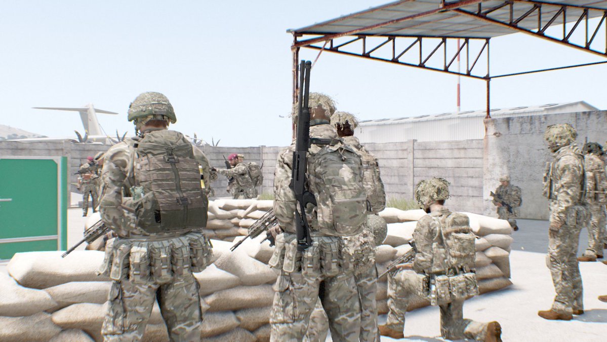 2ParaMilsimA3's tweet image. Following The Completion of OP Infuser, C Coy. rotate to Cyprus to conduct an exercise at RAF Akrotiri
@bohemiainteract
@ArmaPlatform
@thebuckfastwine
#ARMA3 #Milsim #ARMAMilsim #2PARAA3 #EXEndeavour
Join Today: discord.gg/2para