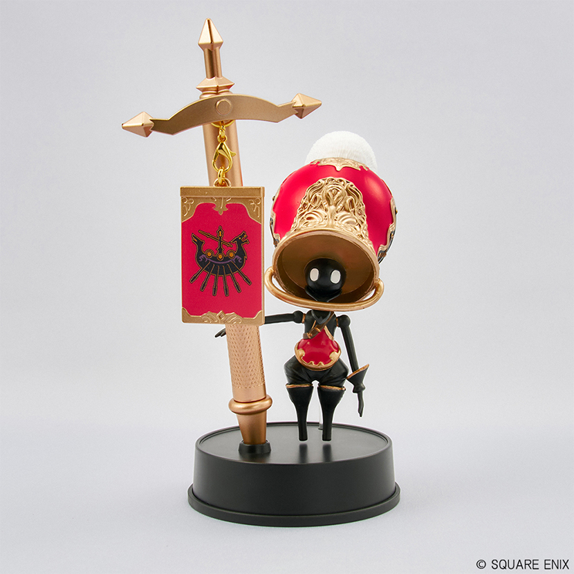 SQEX_eSTORE's tweet image. 『ファイナルファンタジーXIV』から、ペンスタンドフィギュアが登場！旗の先端がボールペンになっている、遊び心たっぷりのデザイン。使う時も飾る時も楽しいフィギュアです。「マメット003G」「マメット003L」「マメット003U」の3種。#FF14 #FF
sqex.to/uhbmf