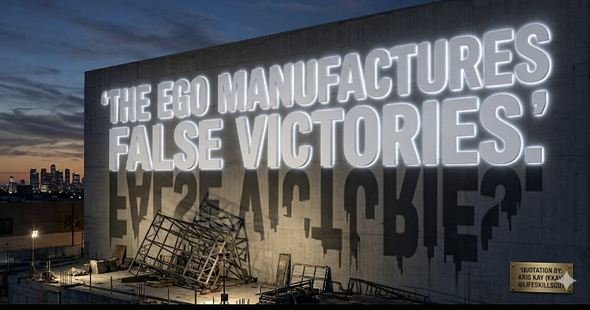 lifeskillsguy's tweet image. Losing games not worth the price 
#ego #health #originalquote 

The ego manufactures false victories