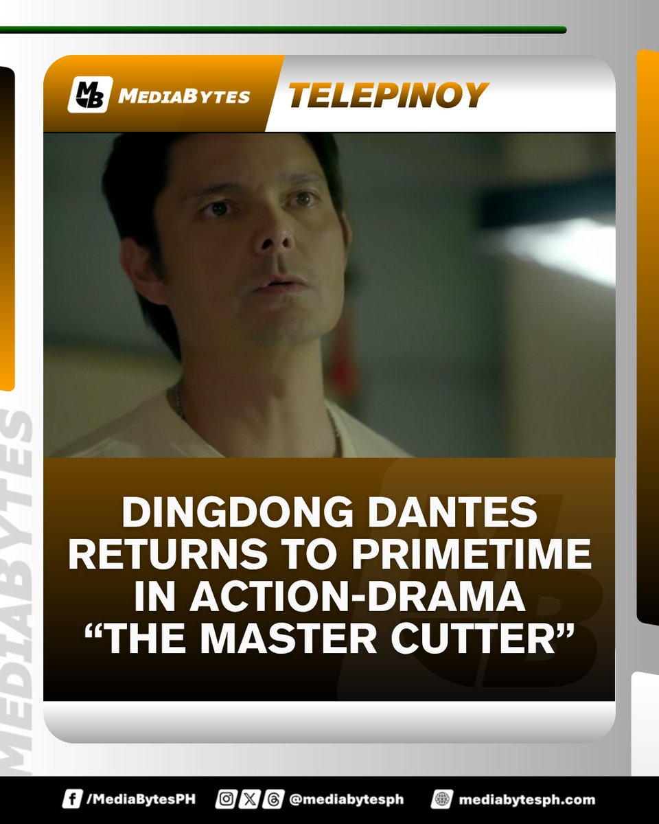 #TelePinoy | Kapuso Primetime King Dingdong Dantes leads GMA Network’s newest blockbuster series "The Master Cutter," premiering this May on Netflix and GMA Prime. 

READ MORE: mediabytesph.com/telepinoy/ding…