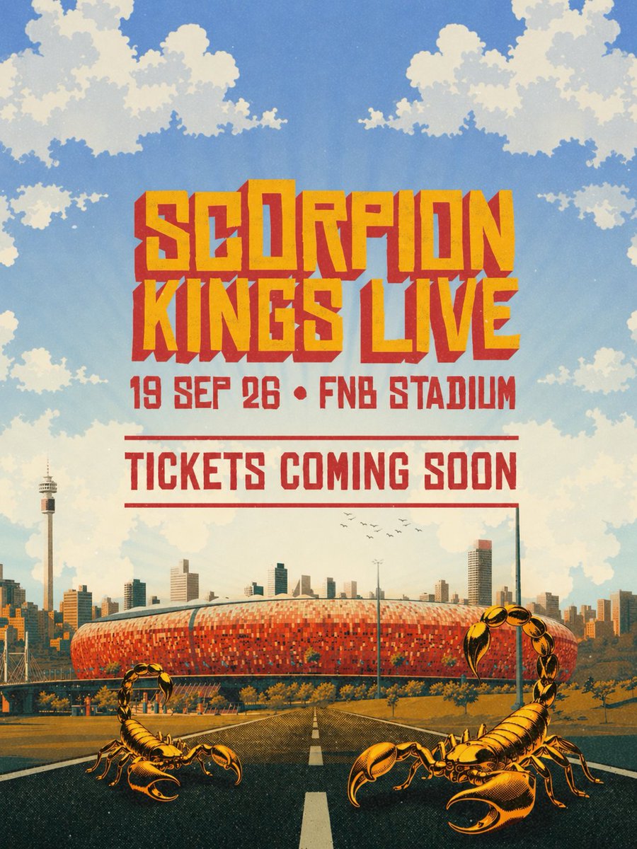 yano_music's tweet image. Kabza de small visited FNB Stadium where the Scorpion Kings live show will be held this year.

Road to Scorpion Kings Live || 19 Sept 2026

South Africa Let's Fill Up The FNB Stadium on the 19th

#yano_music #djmaphorisa #kabzadesmall #scorpionkingslive2026 #amapiano