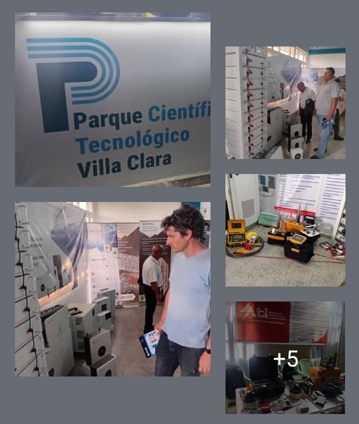 CosieUeb's tweet photo. Un grupo de trabajo de #NuestraUEB visitó hoy la Feria de Energía Sostenible realizada en el Parque Científico Tecnológico de #Villa_Clara.

En una productiva jornada se realizó el primer contacto con las empresas proveedoras de servicios de instalación de paneles solares https://t.co/N7i3LZBab9
