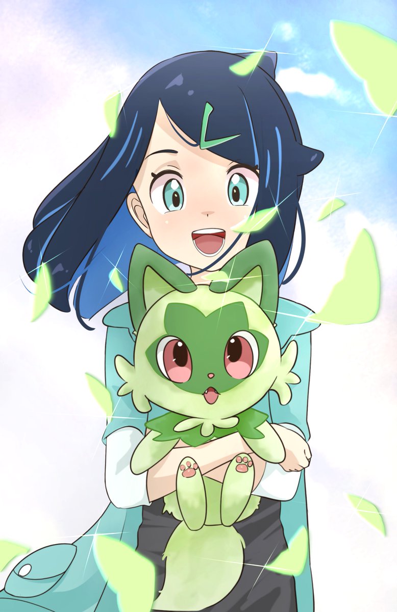 リコとニャオハ🍃