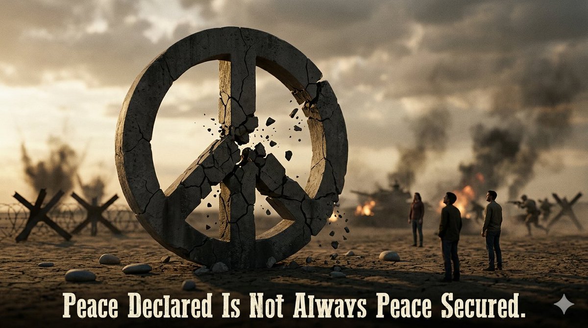 anganasarmah's tweet image. The Fragile Peace

The end of war is not always the end of conflict.

After World War I, the Treaty of Versailles led to conditions that shaped World War II.

#PeaceBuilding #Geopolitics