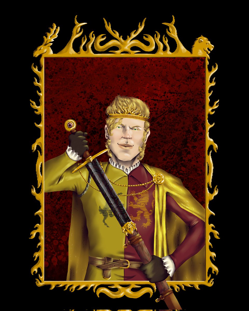 Not even a full year after my first #JoffreyBaratheon piece, yet the difference is staggering to me

#aSoIaF #fantasyfashion #fantasyportrait