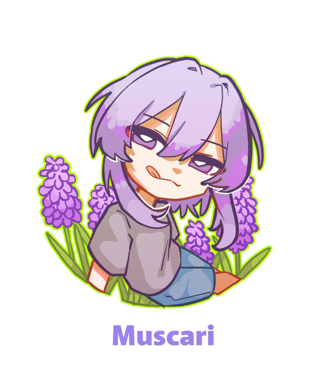 #365日植物イラスト
ムスカリ