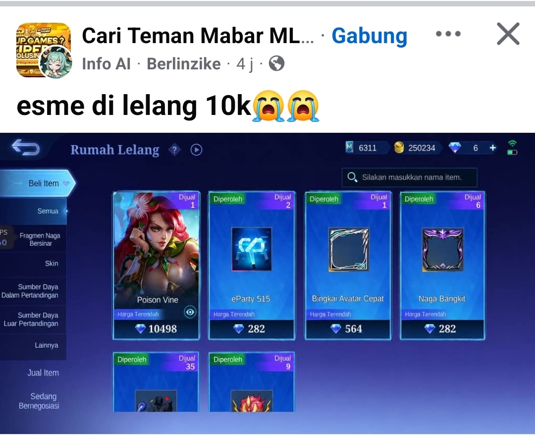 Mobile Legends Menfess tweet media