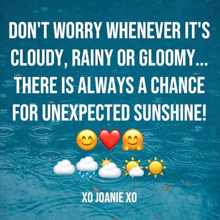 joanie_tweet's tweet image. Good Thursday Morning! 
#DontWorry #Sunshine
#ThursdayThought
#ThursdayMotivation