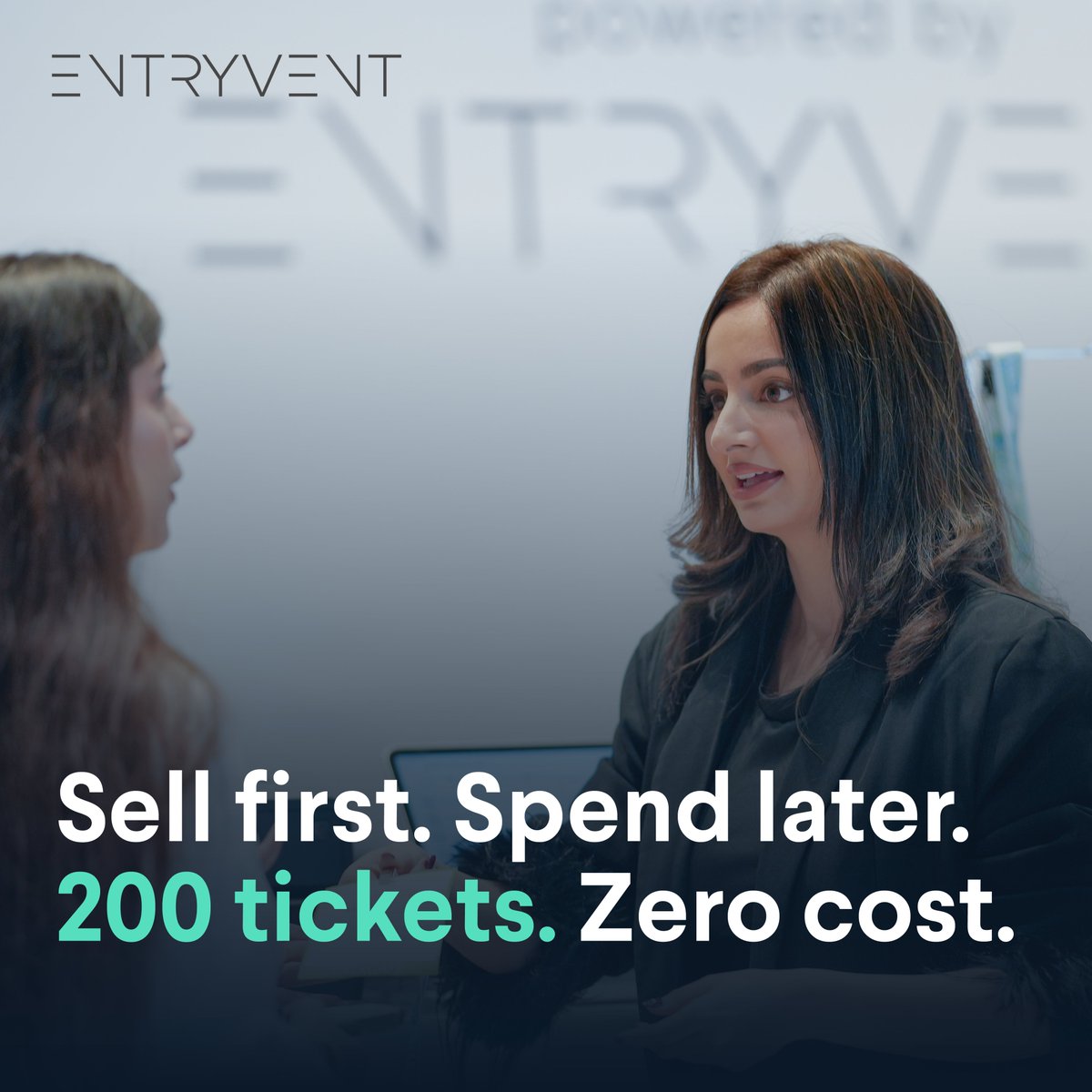 entryvent's tweet photo. Most organizers spend money before they've sold a single ticket.

With Entryvent, your first 200 tickets are free. No setup fees, no commission, just your event, live in minutes.

Start free. Scale when you're ready.
👉 Link in bio to get started. https://t.co/PeOLmQjOUI