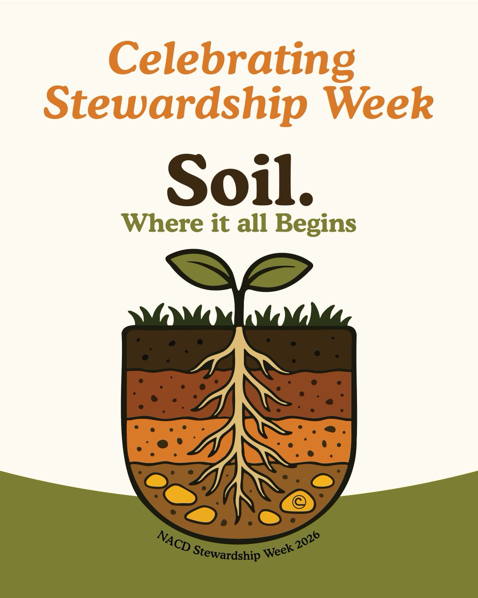 DelawareSWCD's tweet photo. We're curious - do you ever wonder about the soil beneath the ground you are standing on? Probably not...but that's why we're here to tell you how cool it is.
🌱🍁🍄‍🟫🍁🌱 (we're also wondering why there's no soil emoji...🧐)

#soilwhereitallbegins #nacdstewardshipweek2026 https://t.co/fY1KD7QWbK