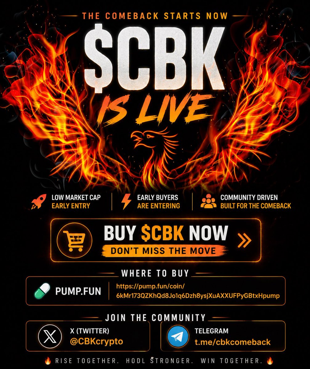 Comback | $CBK tweet media