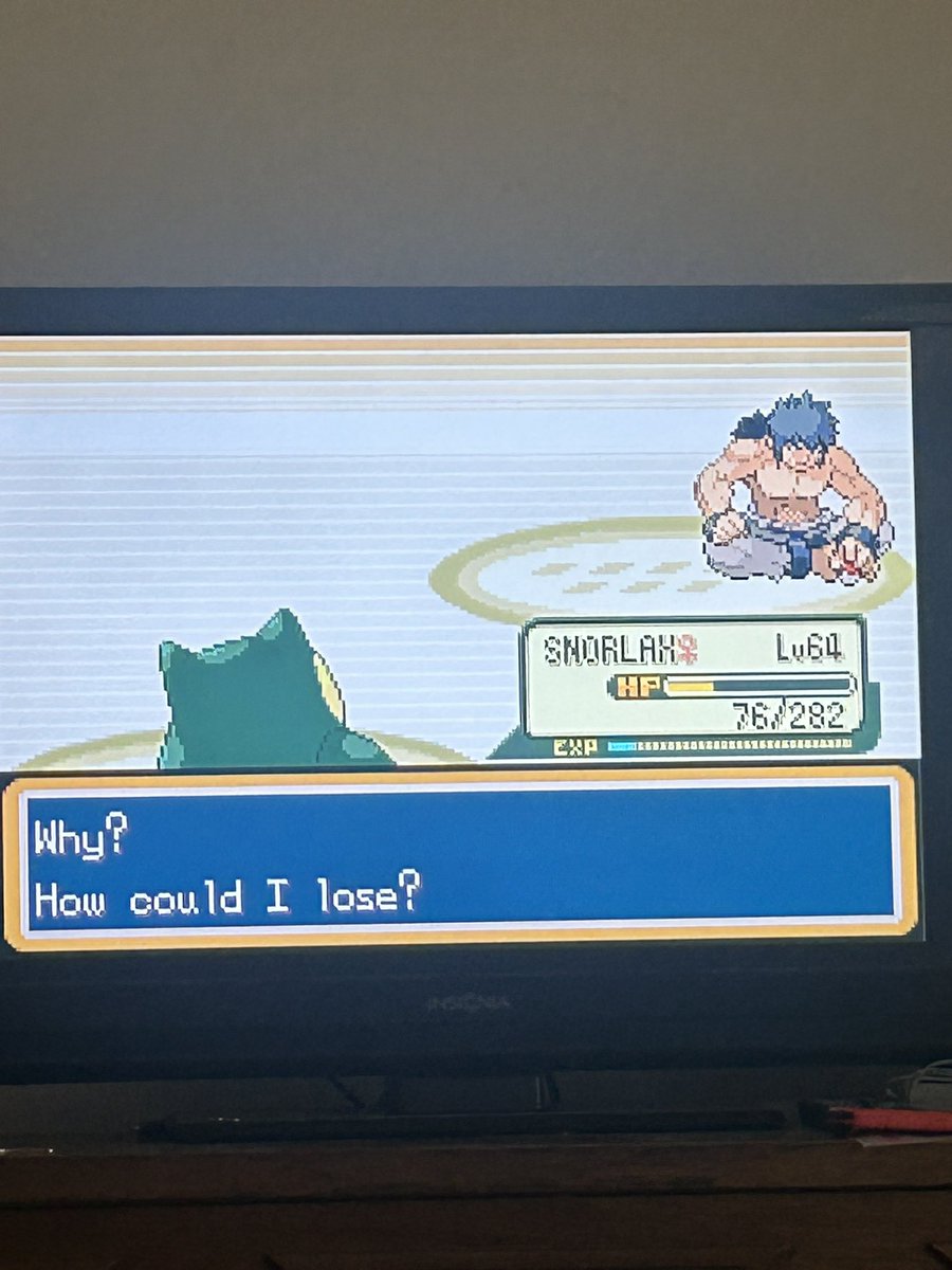Elite Four Bruno has been defeated! Here are the stats from the match! #RoadToGen10 

Primeape: Steelix, Hitmonlee, Hitmonchan (5)

Aerodactyl: Machamp (1)

Snorlax: Steelix (2)