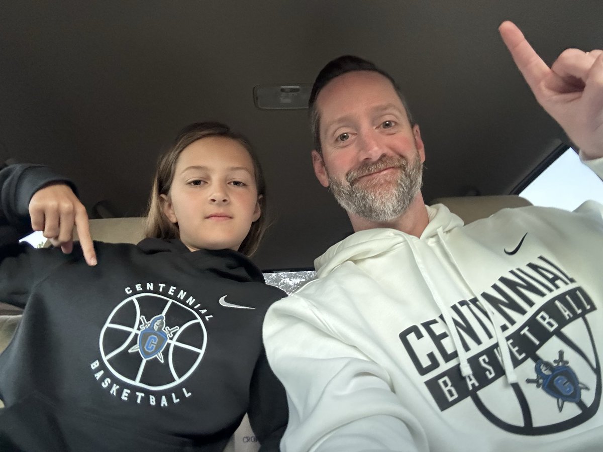 CHSKnightsBball's tweet photo. This coach’s kid is TEN today! Happy Birthday to my favorite team manager! Will never take for granted having my daughter come to work with me 💯 Love you Crofton! https://t.co/KjsdFOPFtk