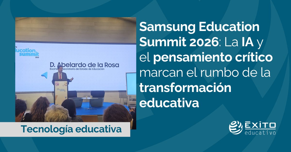Exito_Educativo's tweet image. El pasado miércoles se celebró el Samsung Education Summit 2026. Un evento en el que se abordaron temas clave que conciernen a la comunidad educativa.

🔗Lee la crónica en ÉXITO EDUCATIVO:  exitoeducativo.net/actualidad-dir…

@SamsungEspana #InnovaciónEducativa #IA #TransformaciónDigital
