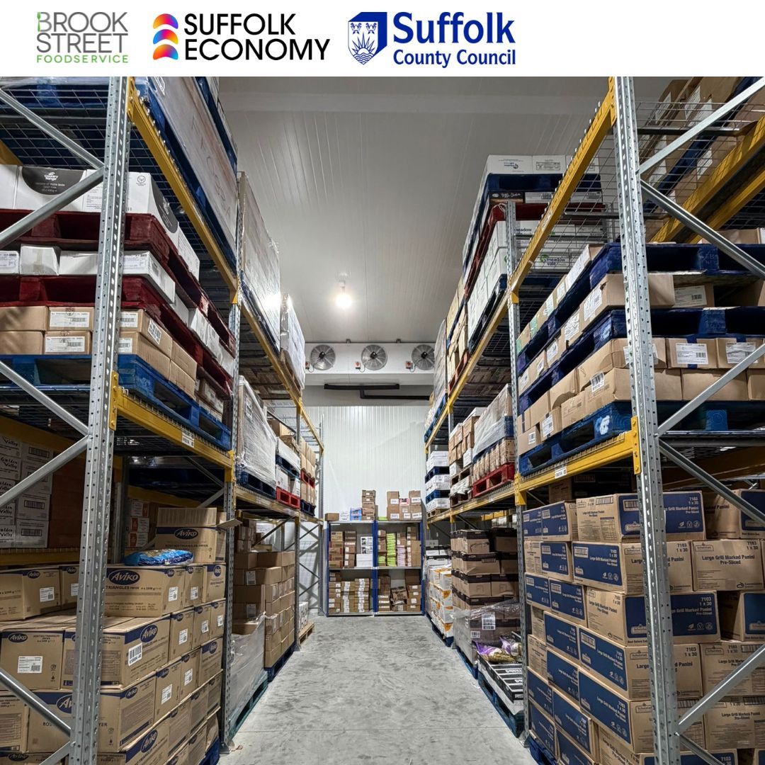 brookstreetfood's tweet photo. The countdown is over… and it’s DONE ❄️🙌

Our brand new freezer unit is officially complete and ready to go!

This expansion boosts our frozen storage capacity and supports the continued growth of Brook Street Foodservice.

What do you think? 👀 

#FreezerBuild #DepotExpansion https://t.co/uLCYprvqf1